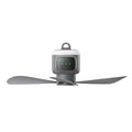12000mAh Portable Ceiling Fan with LED Light & Remote Portable Ceiling Fan SPOT Grey