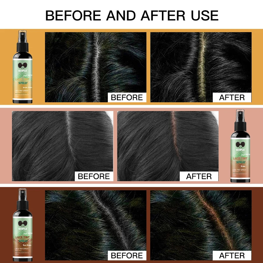 Goiple Lace Wig Kit – Tint Spray, Adhesive, Edge Wax & Oil Wig Installation Kit SPOT