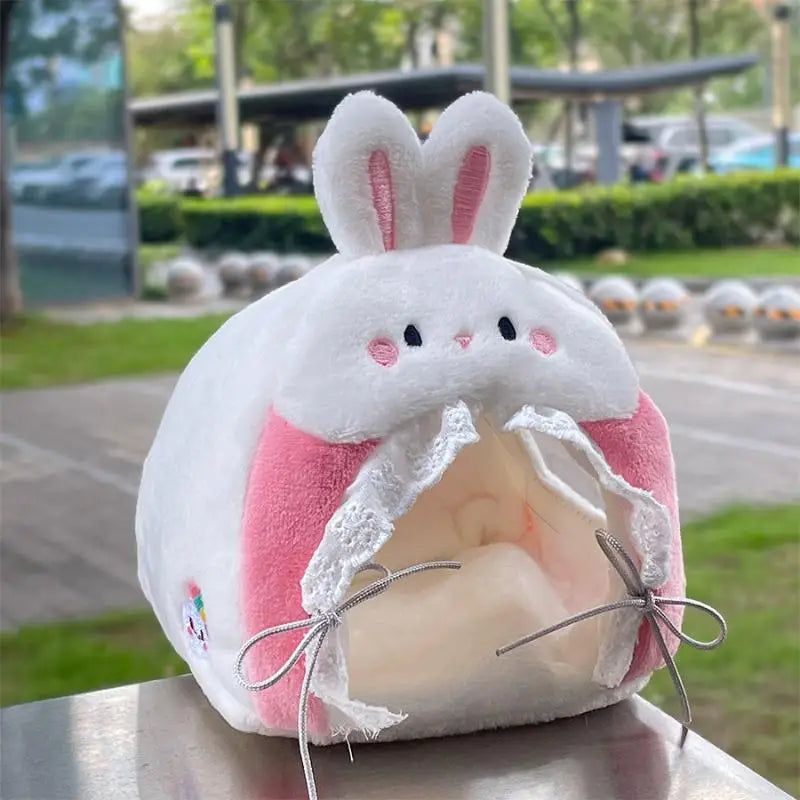 Plush Rabbit Tent – Mini Dollhouse Décor & Desktop Ornament Miniature Plush Décor SPOT