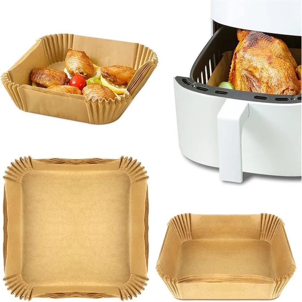 Disposable Air Fryer Liners – Non-Stick Silicone Baking Paper Air Fryer Liners SPOT