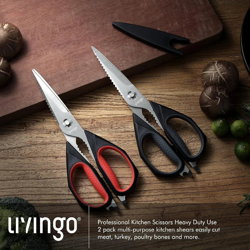 Heavy Duty Kitchen Scissors – Dishwasher Safe Poultry Shears Kitchen Scissors SPOT