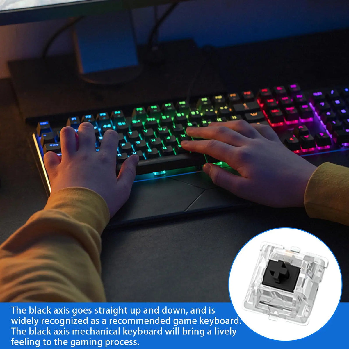 30-Pack Mechanical Keyboard Switches – Red, Brown, Green, Black Keyboard Switches SPOT