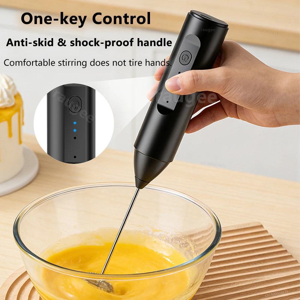 USB Rechargeable Handheld Milk Frother – Electric Foam Maker Handheld Milk Frother SPOT