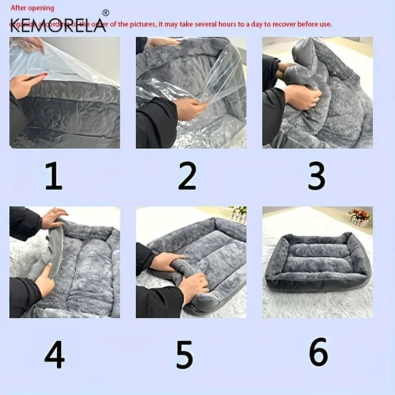 KEMORELA Luxurious Dog Bed – Polyester, Small to Medium Dogs Dog Bed SPOT
