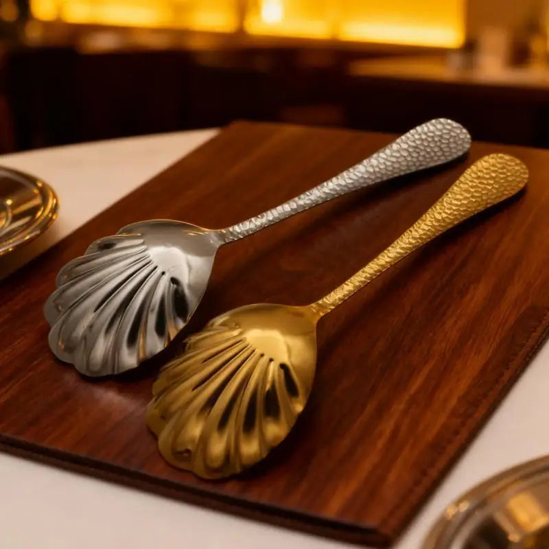 Stainless Steel Slotted Serving Spoon – 22CM Long Handle Slotted Serving Spoon SPOT