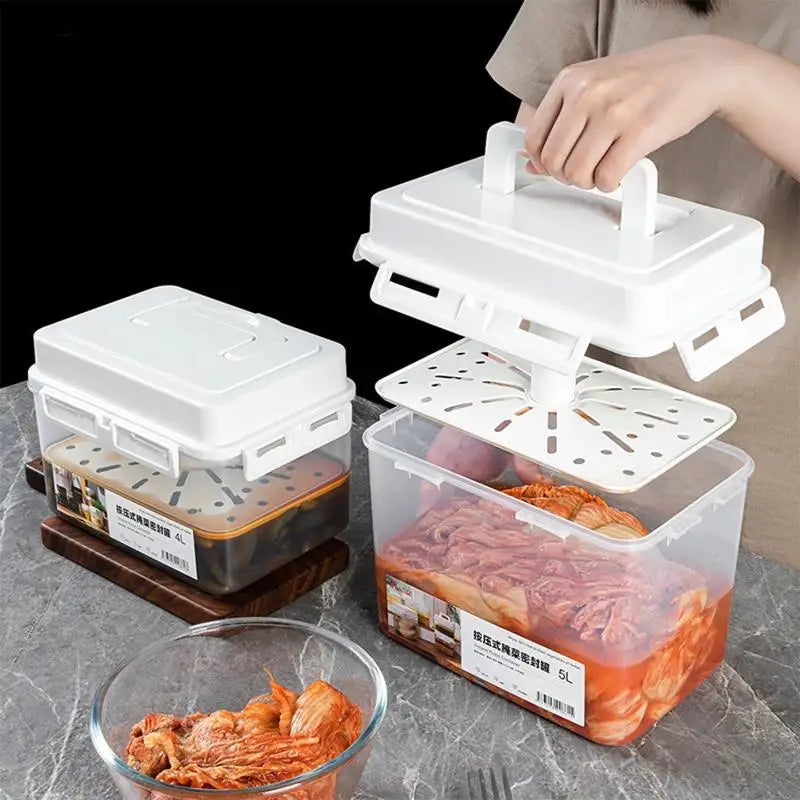 5L Kimchi Press Fermentation Jar – Pickle & Sauerkraut Container Fermentation Container SPOT