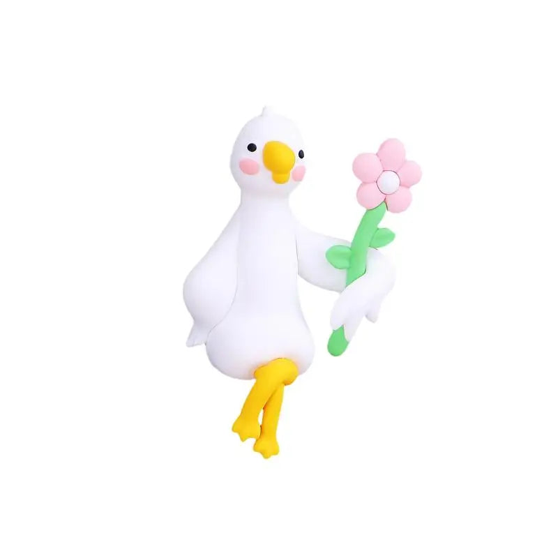Cute Mini Goose Figurines – Desk, Monitor & Dashboard Decor Decorative Figurine SPOT