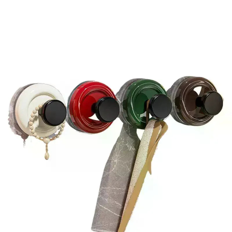 4-Pack No-Drill Suction Cup Wall Hooks – ABS Bathroom Hangers Suction Cup Hooks SPOT
