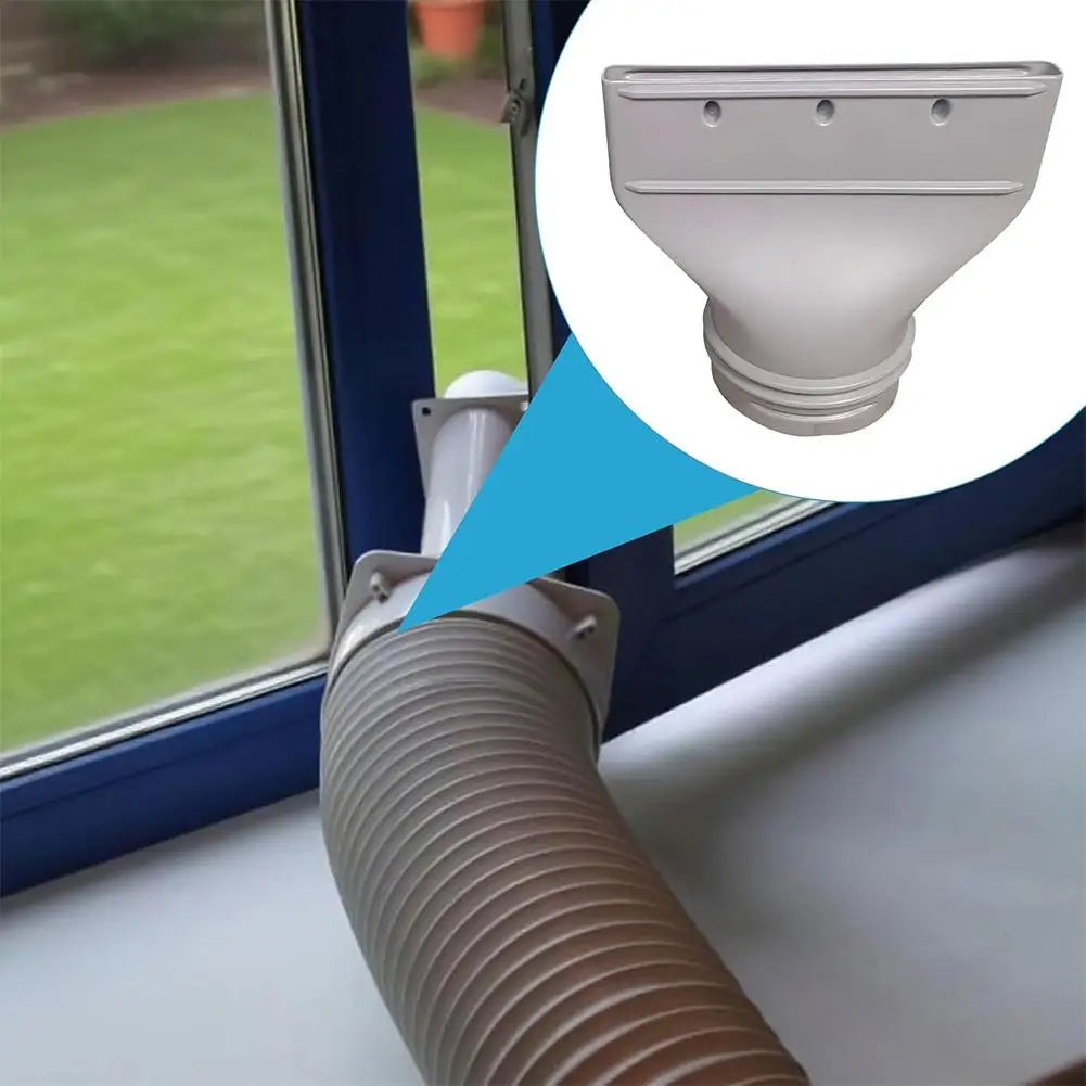 Flat Exhaust Hose Adapter – Portable AC Window Vent Connector Exhaust Hose Adapter SPOT