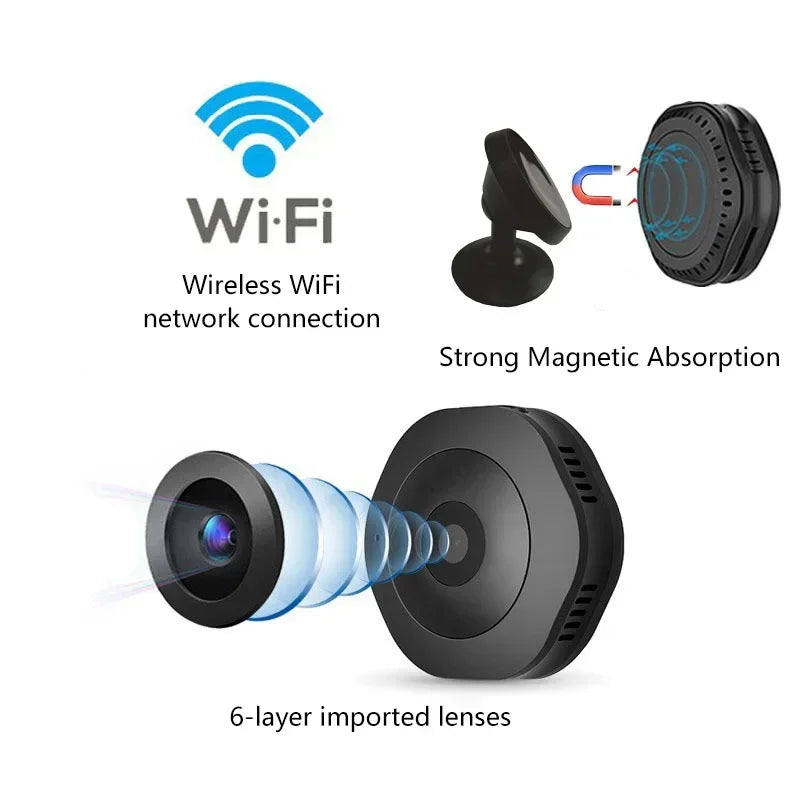 4K WiFi Security Camera – Night Vision & Magnetic Mount Wireless Security Camera SPOT