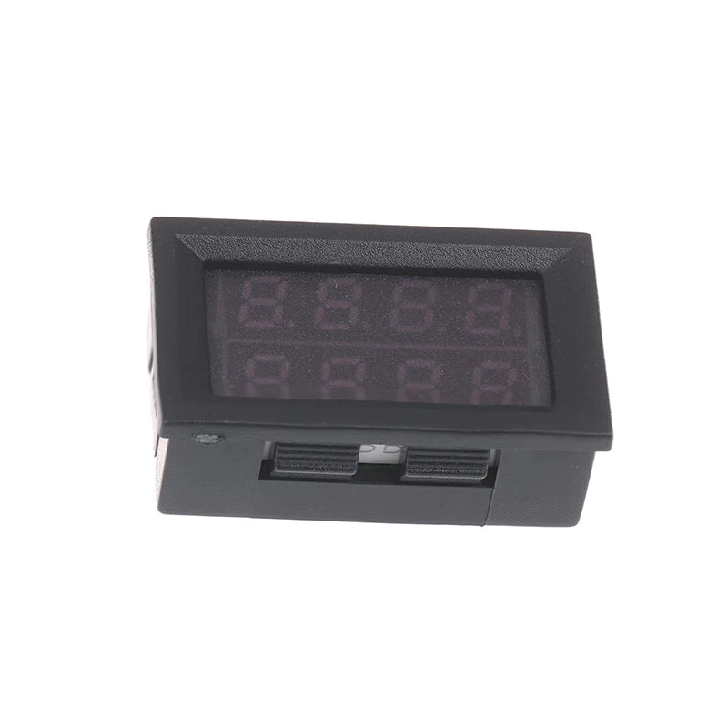 Mini Dual LED Voltmeter Ammeter – DC 0-100V 10A Display Digital Voltmeter Ammeter SPOT