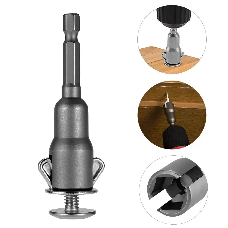 1/2" Wing Nut Driver – 6.35mm Hex Shank Socket Adapter for Drills Socket Adapter SPOT