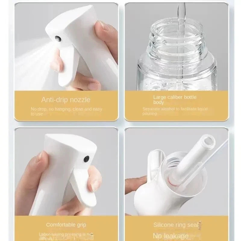 Ultra-Fine Mist Spray Bottle 200ml/300ml – Continuous Pump Fine Mist Spray Bottle SPOT