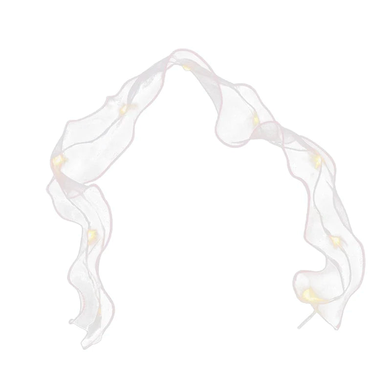 Luminous Gauze Ribbon Cake Decoration – DIY Birthday Party Cake Ribbon Decoration SPOT