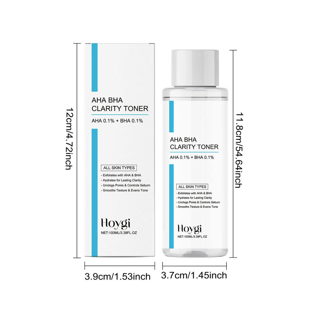 Hoygi AHA BHA Toner – Pore Refining Exfoliating Toner 100ml Exfoliating Face Toner SPOT