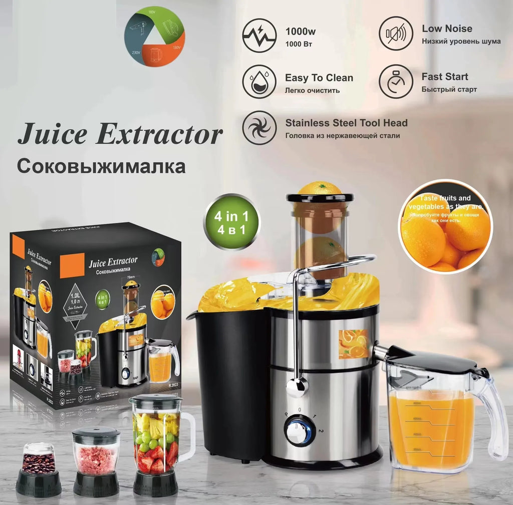 DUTRIEUX 4-in-1 Juicer Blender 1200W – 1.7L Stainless Steel Juicer Blender SPOT