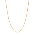 Meaeguet 1mm Ball Chain Necklace – Stainless Steel Women's Ball Chain Necklace SPOT NC-1291G