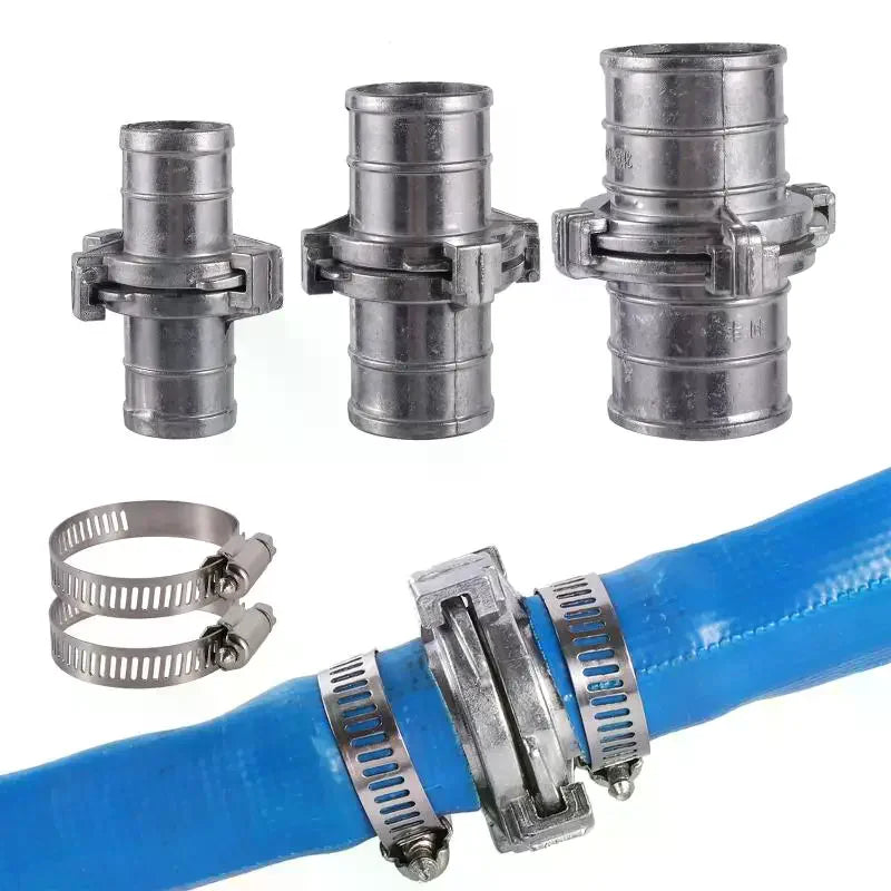 Aluminum Snap Hose Connector – Fast Coupling Clamp 1–2 Inch Hose Coupling Connector SPOT