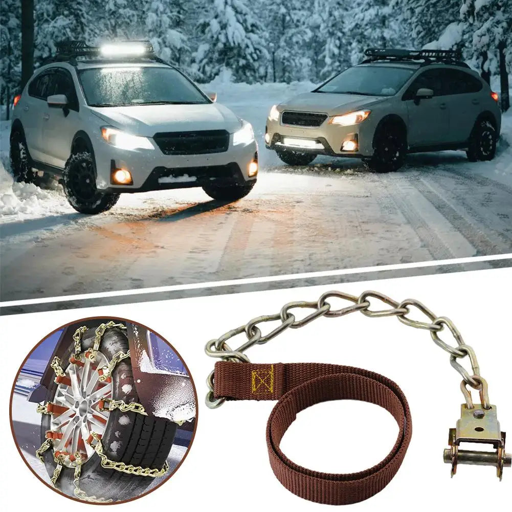 Universal Manganese Steel Snow Tire Chains – Car, SUV & Truck Snow Tire Chains SPOT