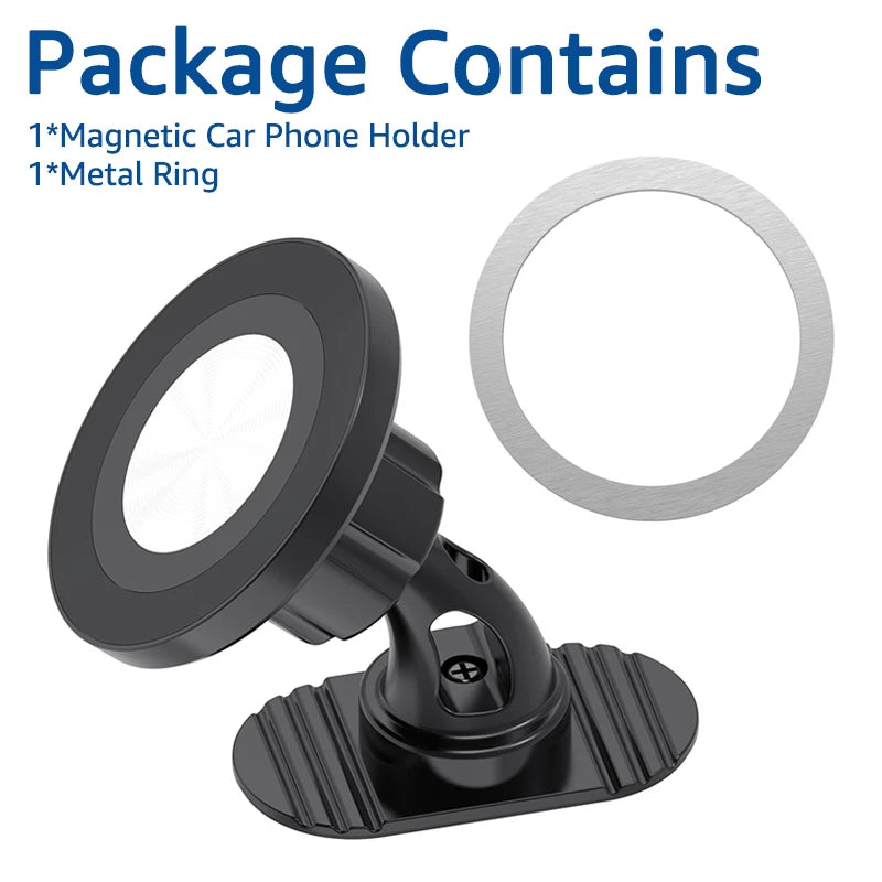 Magnetic Car Phone Mount 360° Dashboard Holder for MagSafe Car Phone Mount SPOT black