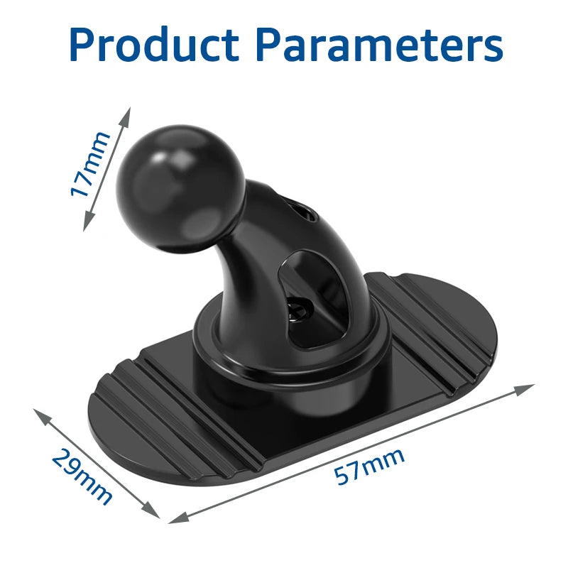 17mm Ball Head Base – Universal Car Dashboard Phone GPS Mount Car Phone Mount SPOT