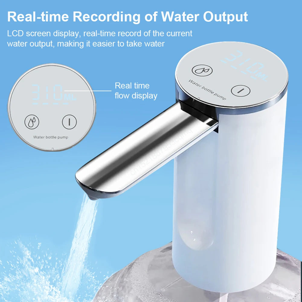 USB Rechargeable Electric Water Dispenser Pump for 19L Bottles Water Dispenser Pump SPOT