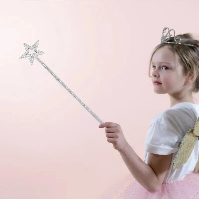 Star Fairy Wand for Girls – Princess Costume Magic Wand Prop Costume Wand Prop SPOT