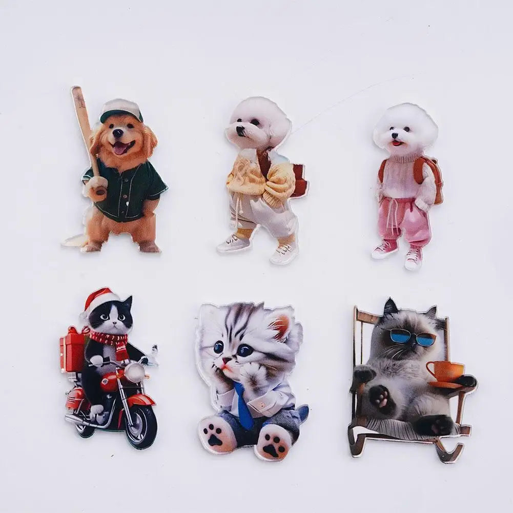 Cute Cat & Dog Car Vent Clip Air Freshener – Acrylic Diffuser Car Air Freshener SPOT