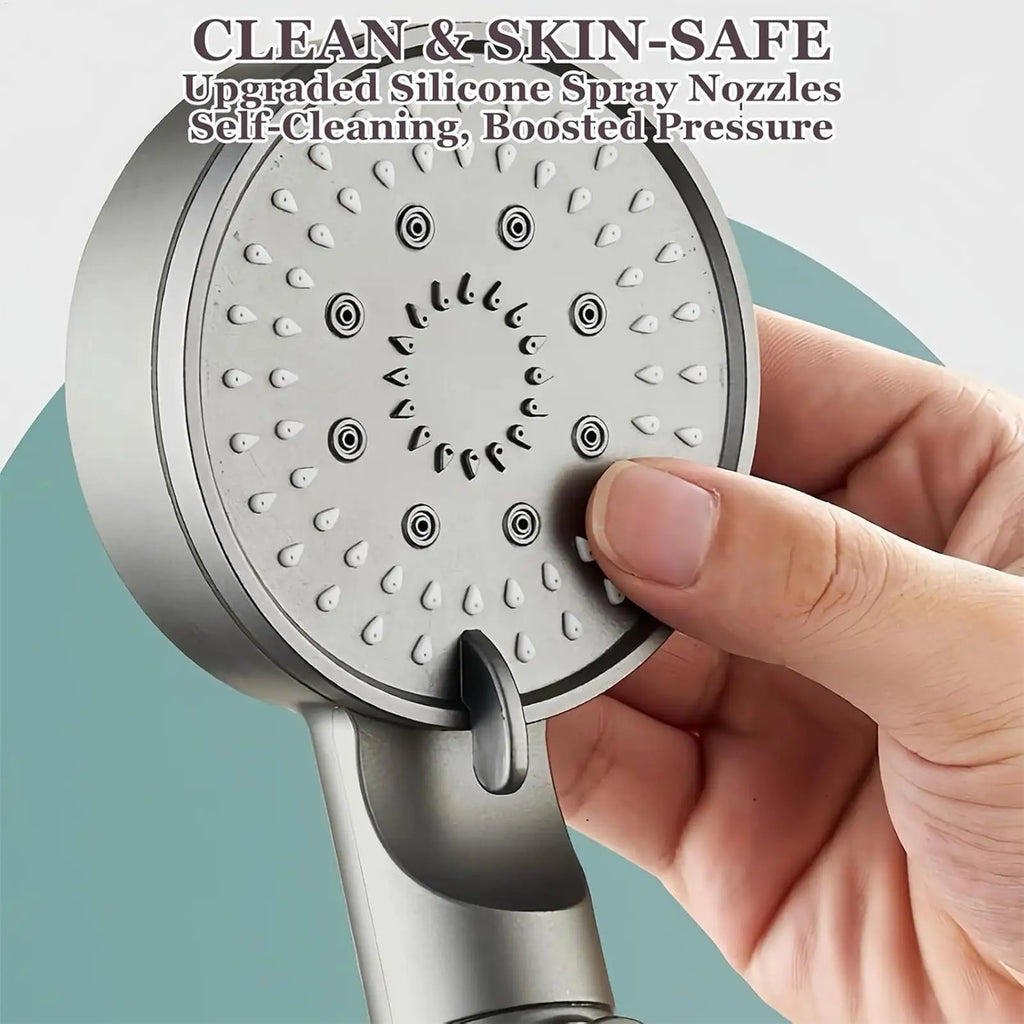 5-Mode Filtered Shower Head | Hard Water Filter & High Pressure Filtered Shower Head SPOT