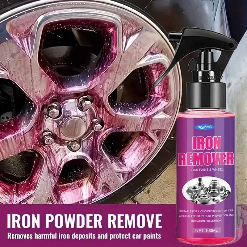100ml Car Rust Remover Spray – Wheel & Metal Derust Cleaner Rust Remover Spray SPOT