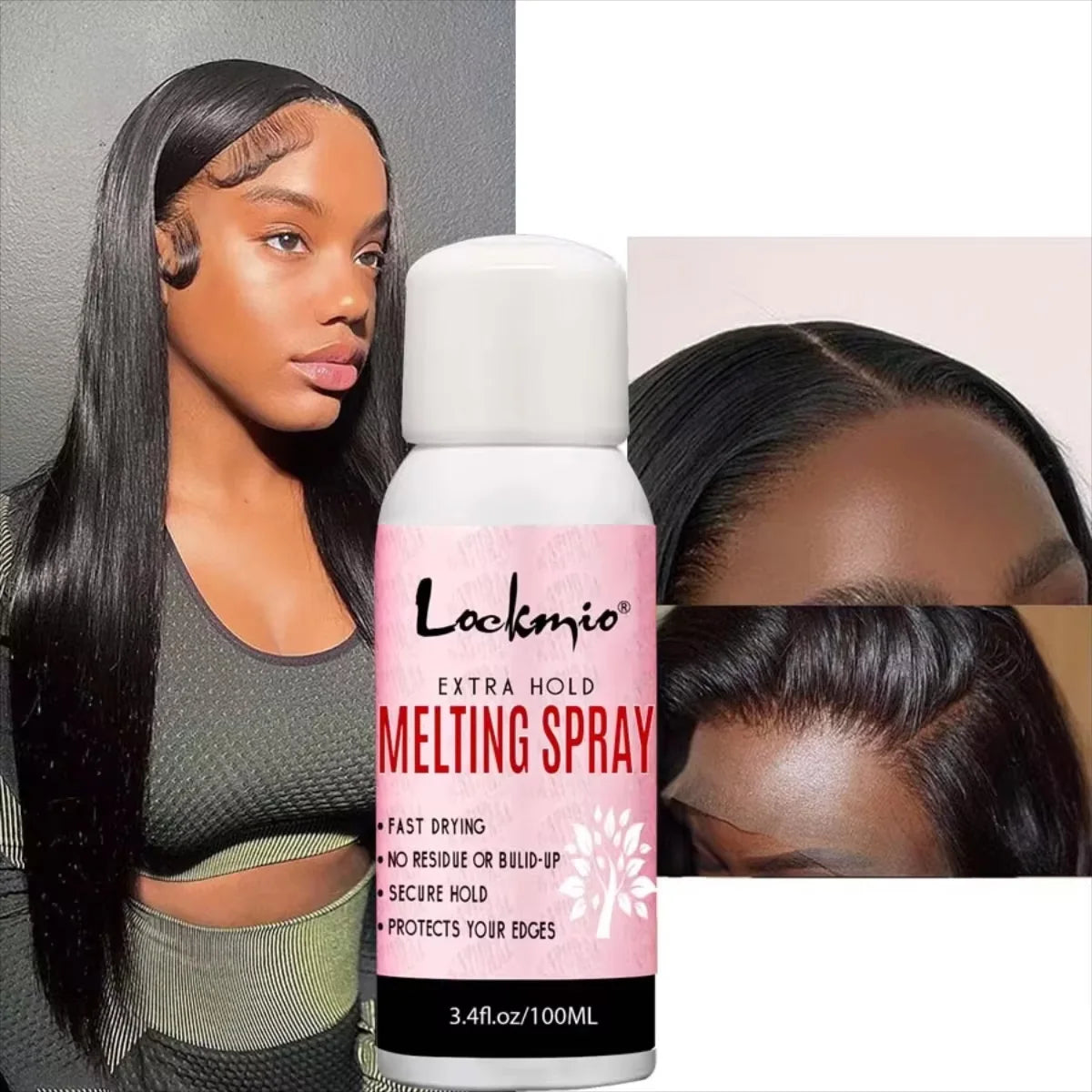 Lace Melting Spray & Invisible Wig Adhesive | Hair Wax Stick Wig Adhesive Spray SPOT