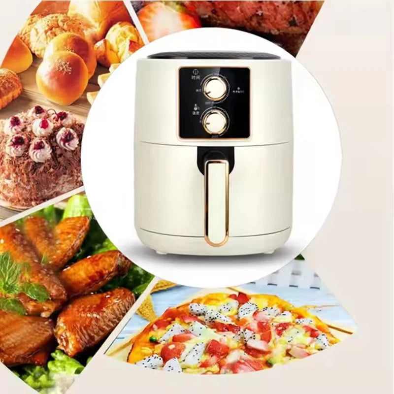 DUTRIEUX 5-6L Dual Knob Air Fryer – 1300W Countertop Air Fryer SPOT