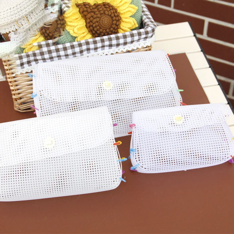 DIY Plastic Mesh Weaving Kit – Shoulder Bag Craft Material DIY Craft Kit SPOT