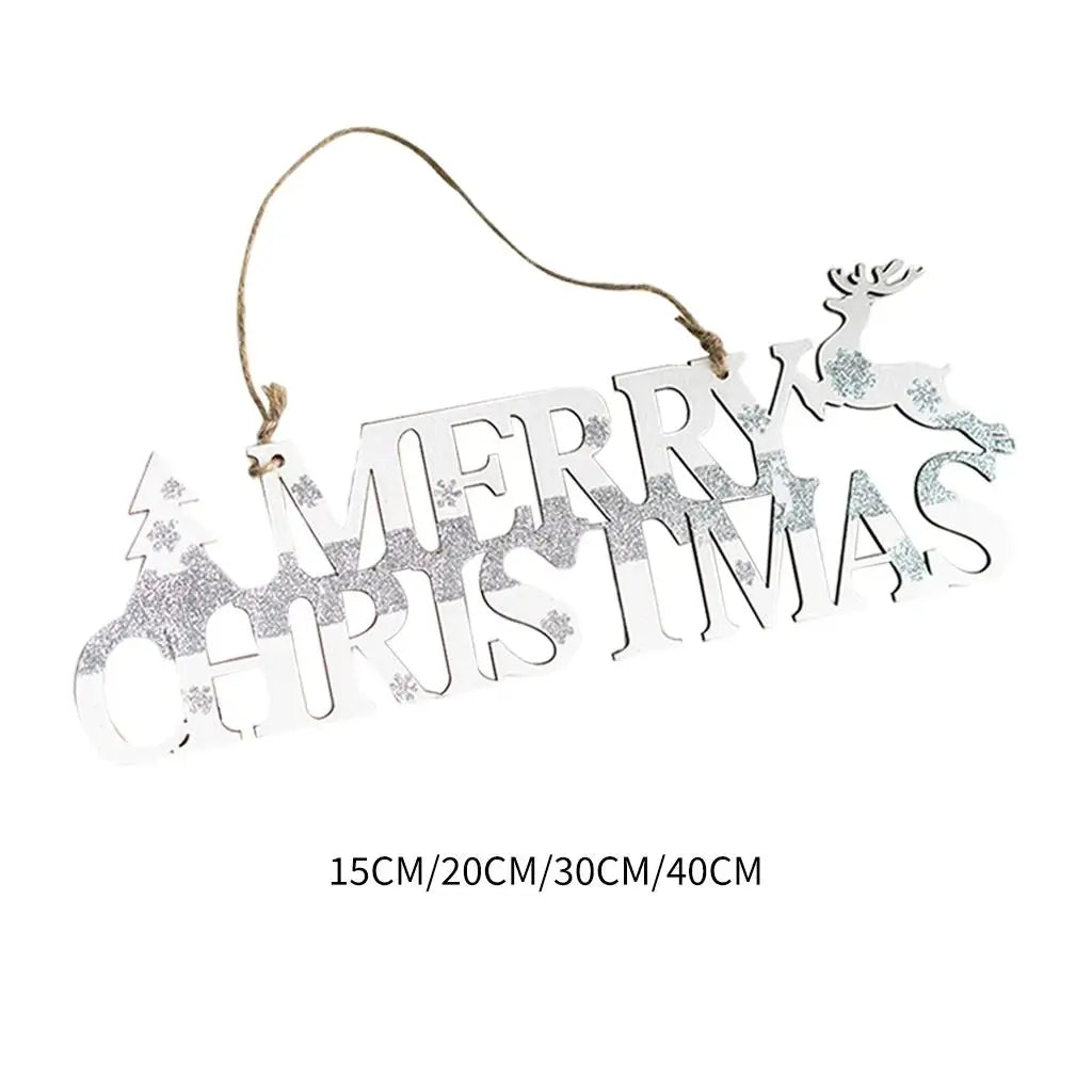 Wooden Christmas Letter Hanging Ornaments – 4 Sizes | Holiday Decor Christmas Hanging Ornament SPOT