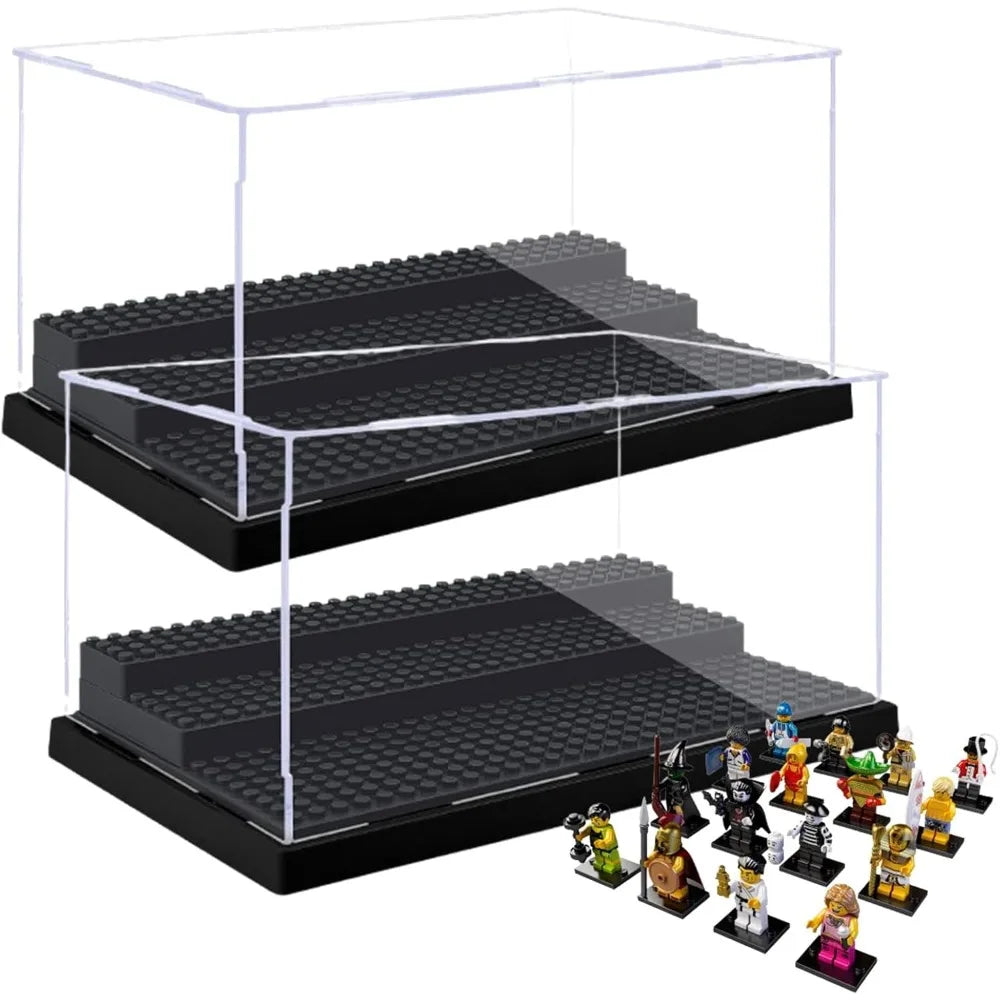 3-Tier Clear Acrylic Display Case for Figures & Models Acrylic Display Case SPOT