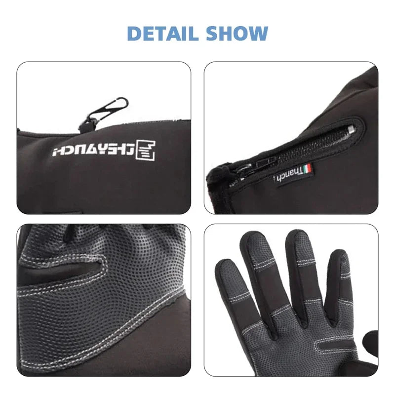 Winter Thermal Gloves -40°C Waterproof Touchscreen Windproof Winter Sports Gloves SPOT