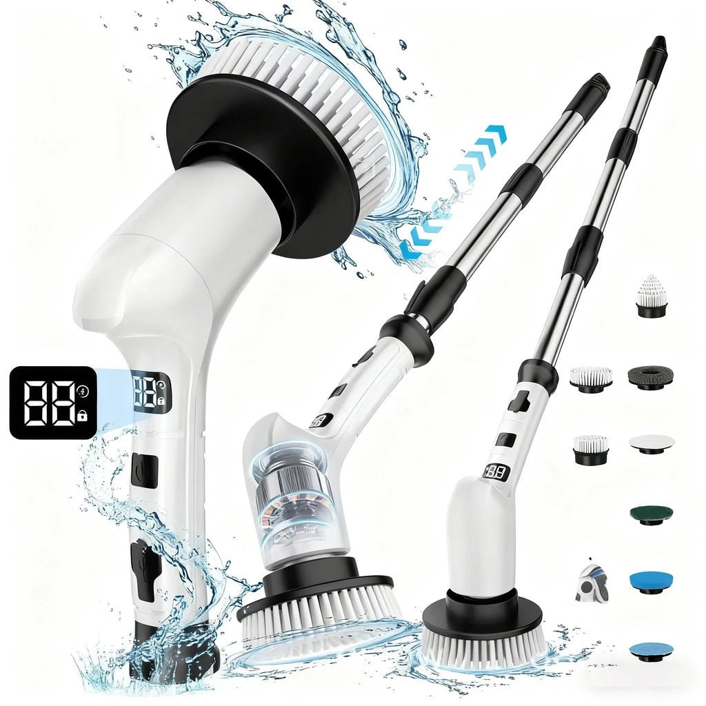 Electric Cleaning Brush – Kitchen & Bathroom Floor Scrubber Electric Cleaning Brush SPOT
