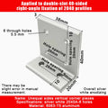 Aluminum Profile 90° Adjustable Angle Corner Connector Bracket Corner Connector Bracket SPOT 2040A