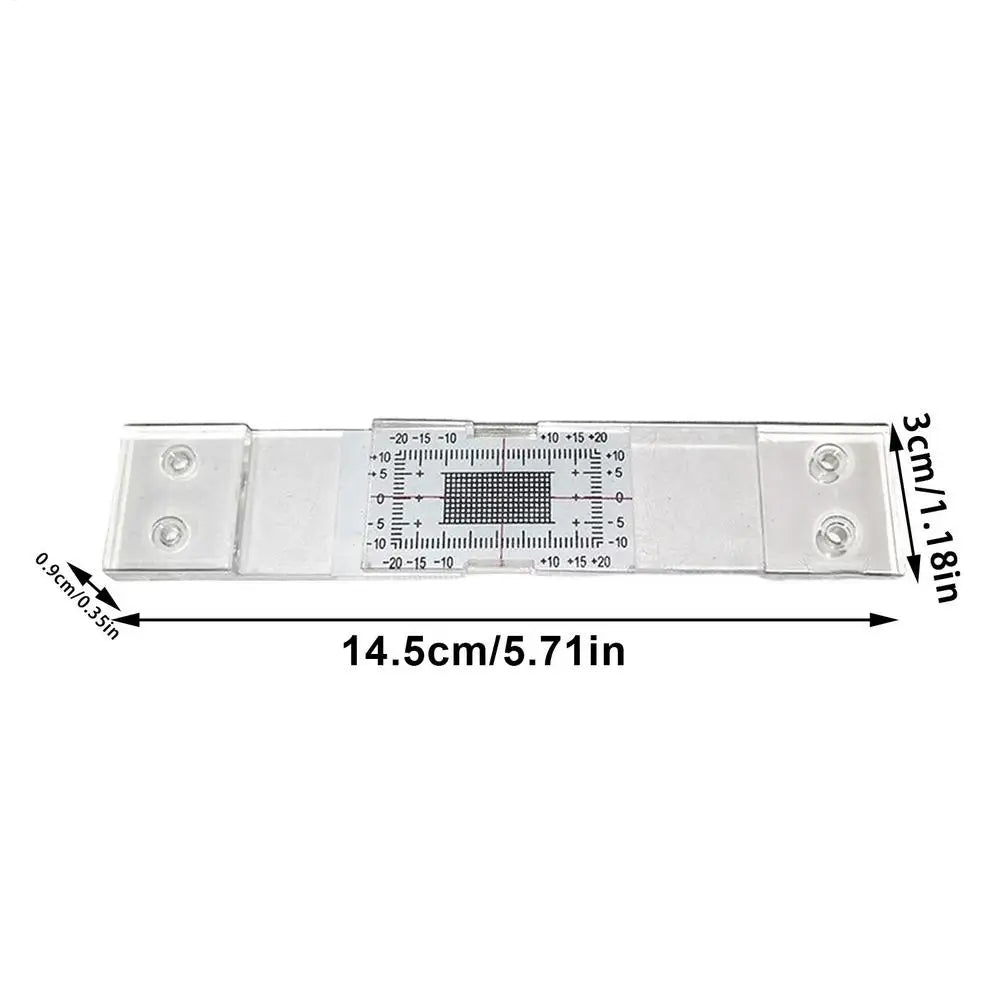 Acrylic Crack Monitor Gauge – Dual-Axis Wall Crack Tracker Crack Monitor Gauge SPOT a