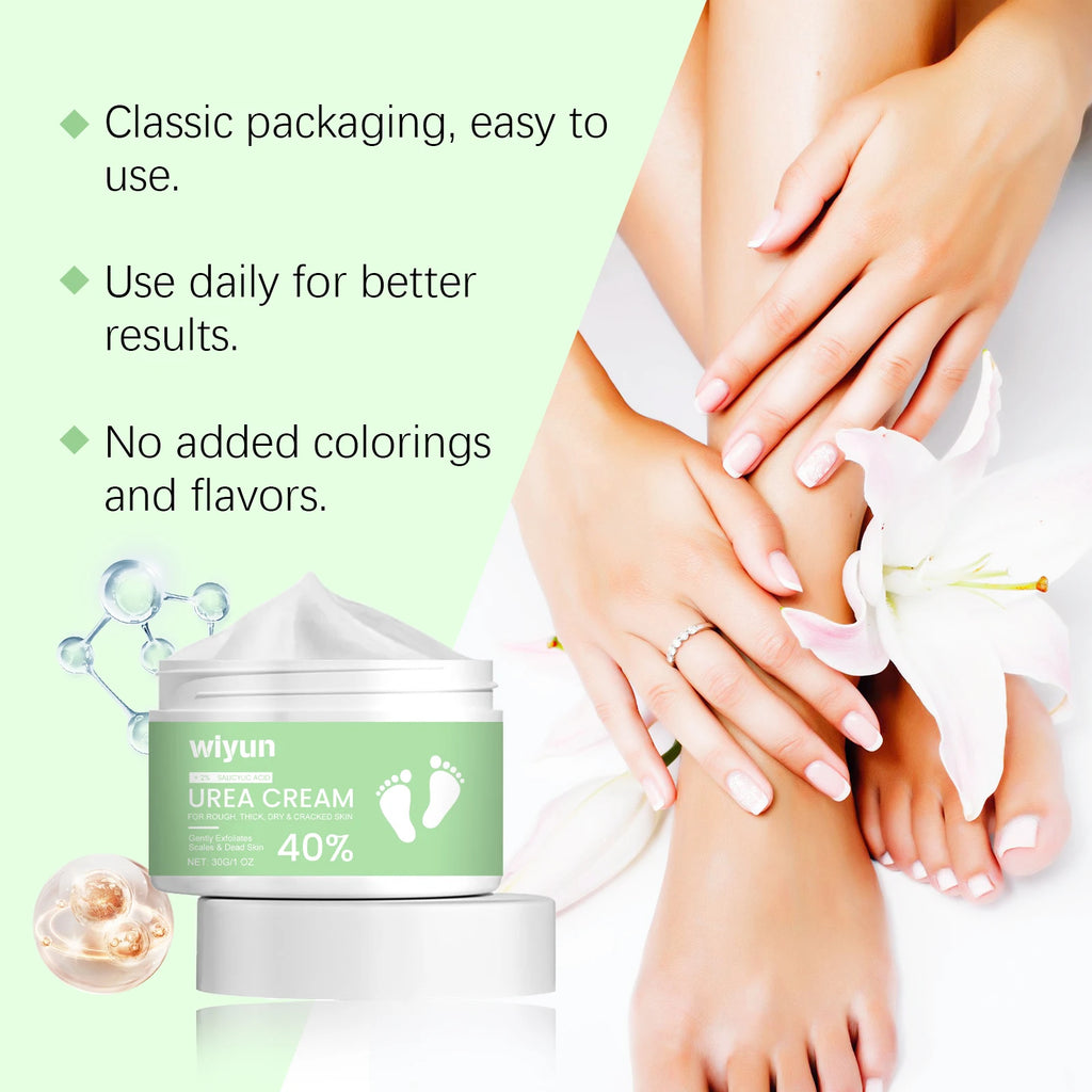 WIYUN 40% Urea Cream 2% Salicylic Acid – Hand & Foot Cream Foot & Hand Cream SPOT