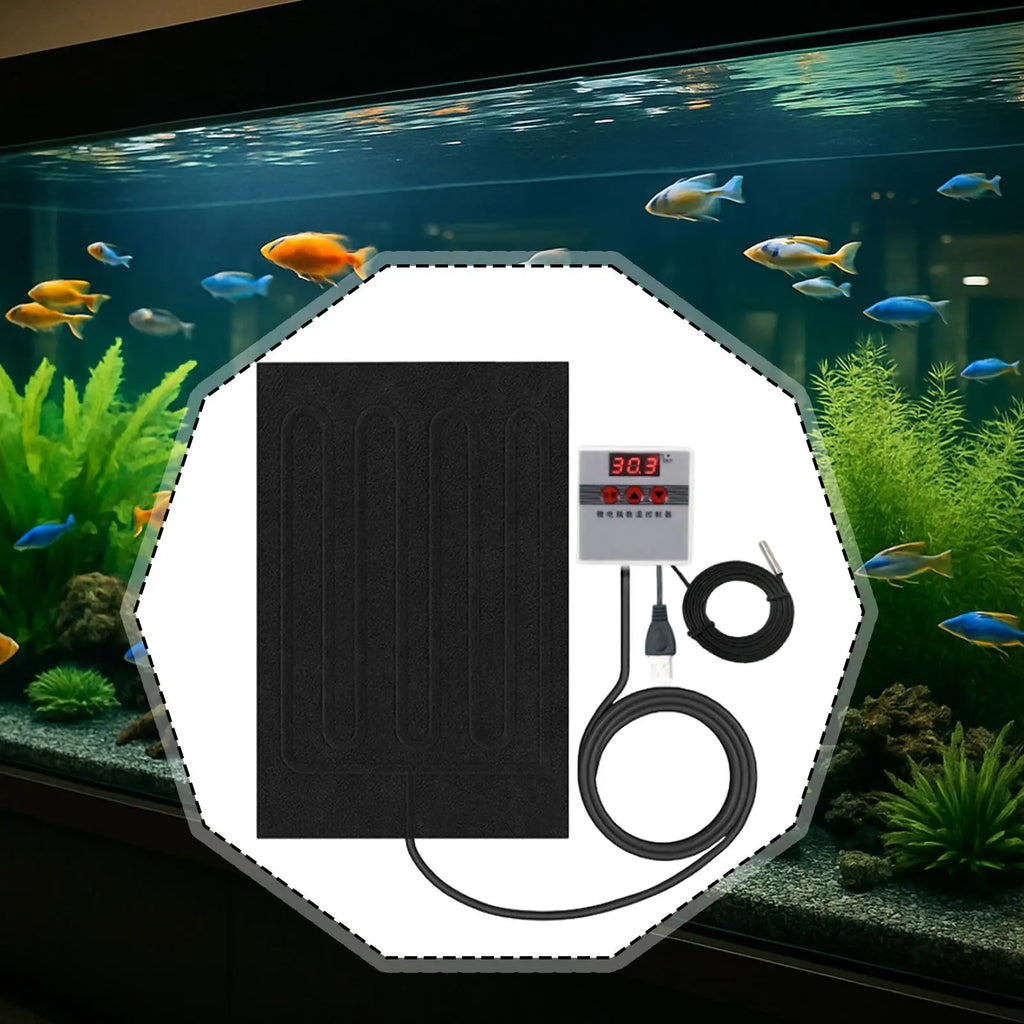 Terrarium Heating Pad – Adjustable Temp Control Mat for Reptiles Reptile Heating Mat SPOT