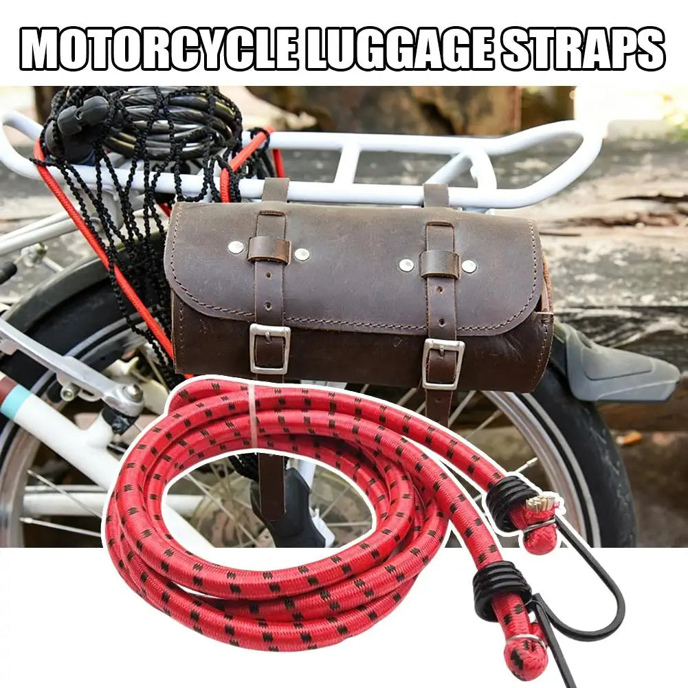 Elastic Bungee Cord with Metal Hooks – Motorcycle Cargo Strap Bungee Cargo Strap SPOT