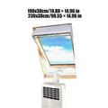 Portable AC Window Sealing Kit – No-Drill Casement Vent Cloth AC Window Seal Kit SPOT 230cmx2