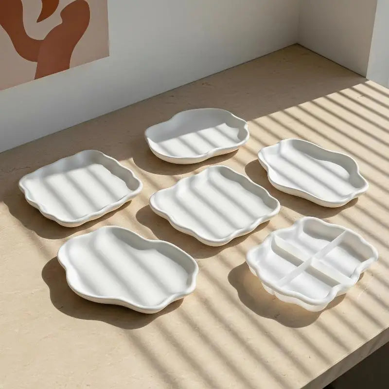 Silicone Mold – Flower Cloud Shell Tray, Coaster & Trinket Dish Silicone Craft Mold SPOT