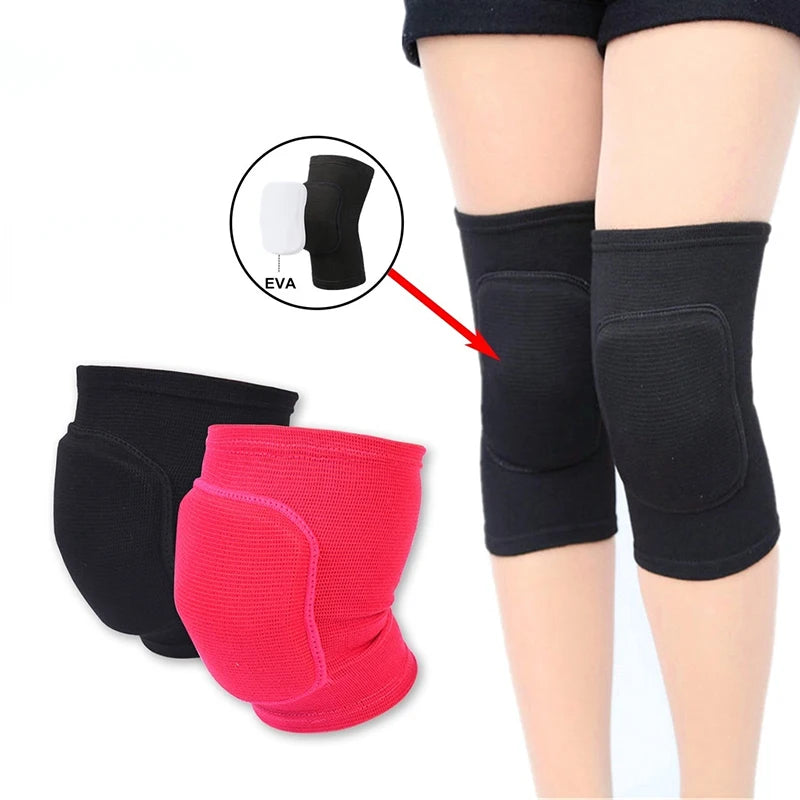 Compression Knee Pads – Elastic Sponge Brace for Sports & Dance Compression Knee Pad SPOT