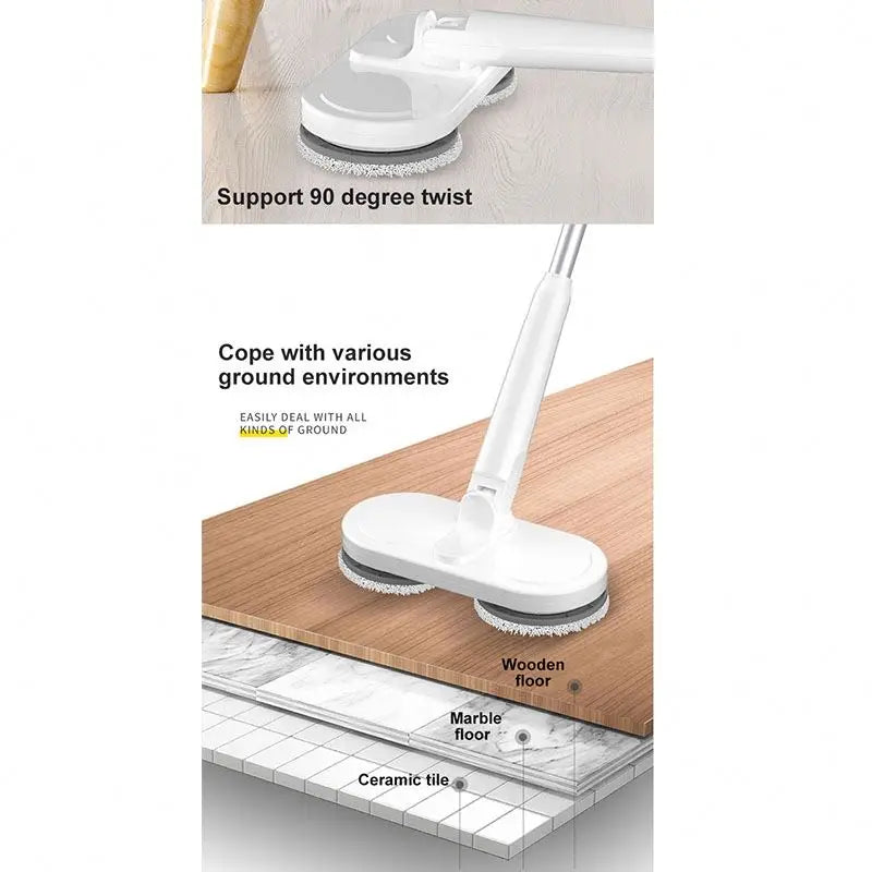 DUTRIEUX Cordless Electric Self-Cleaning Mop | Rechargeable Cordless Electric Mop SPOT