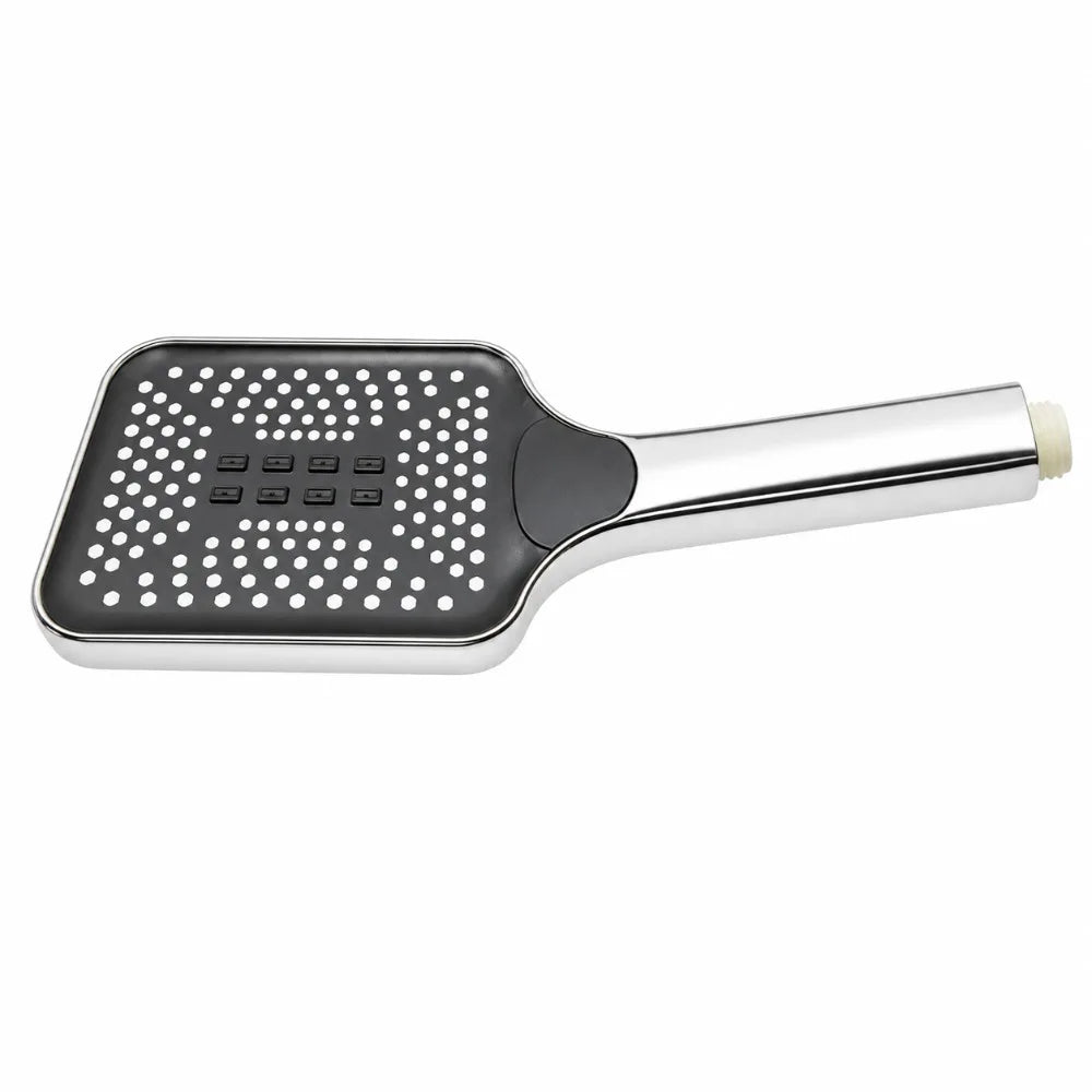 Square Chrome Hand Shower Head | 3-Mode High Pressure Spray Hand Shower Head SPOT