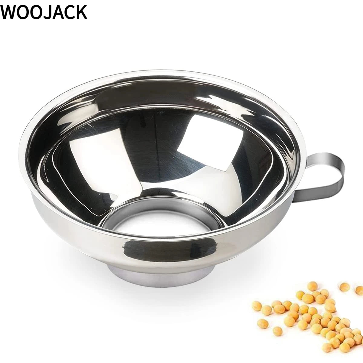 WOOJACK 4.5" Stainless Steel Canning Funnel for Mason Jars Canning Funnel SPOT Default Title