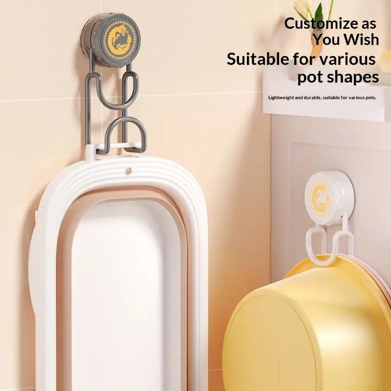 No-Drill Suction Cup Basin Hook – Adjustable Bathroom Hanger Suction Cup Hook SPOT