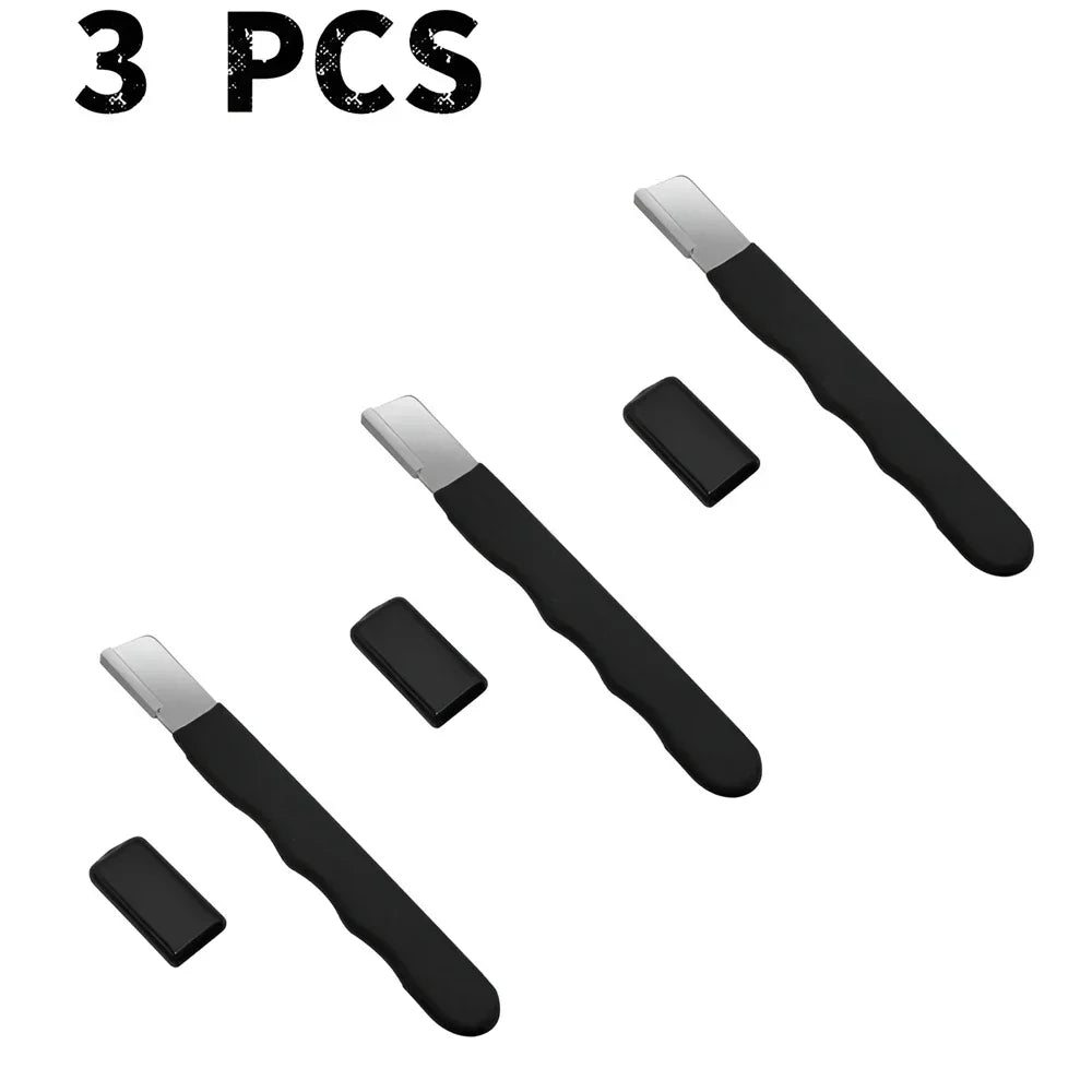 Portable Pocket Knife & Garden Tool Sharpener with Cover Blade Sharpener SPOT 3 PCS Black